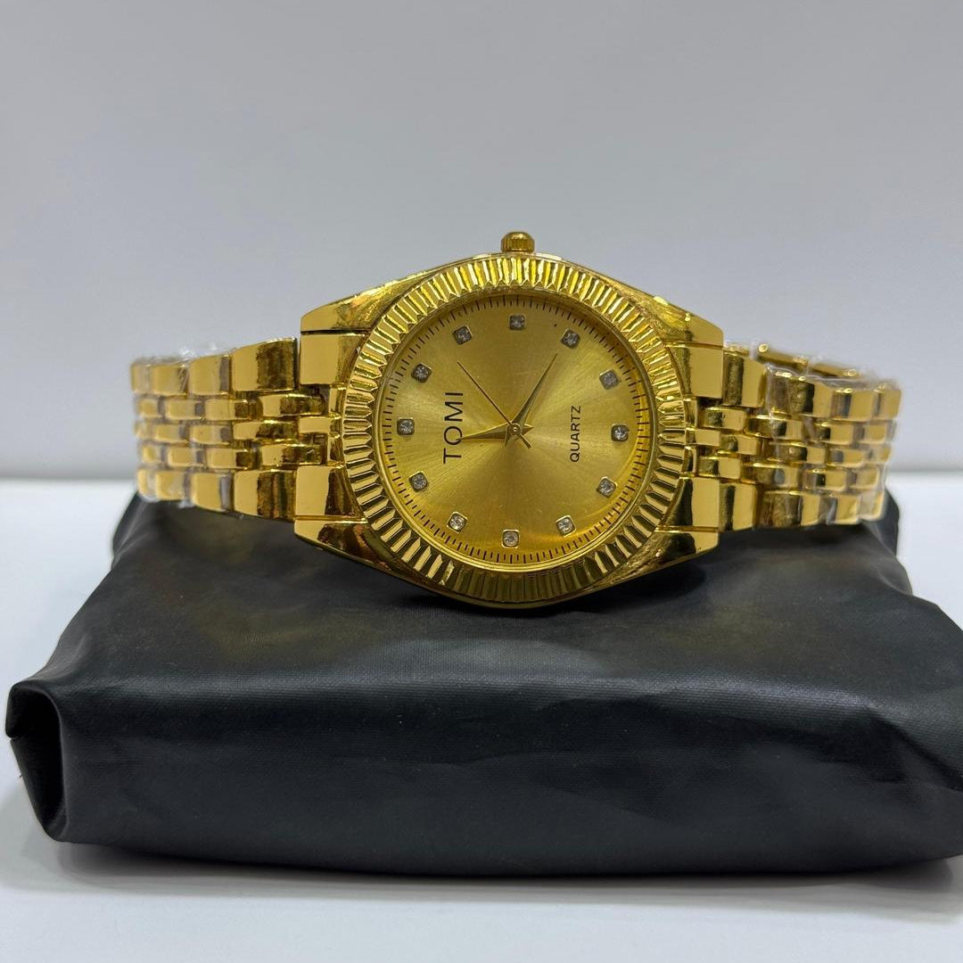 Men,s Golden Chain Watch