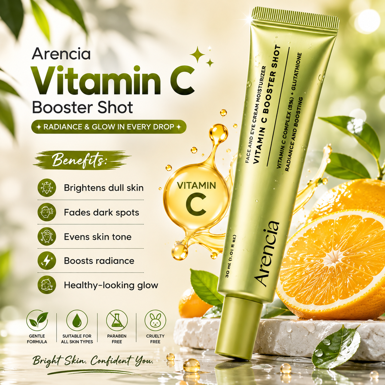 Whitening & Brightening Face Cream for All Skin Types – Daily Skin Care Cream
