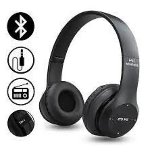 🎧 Wireless Bluetooth Headphones – Stylish Multicolor