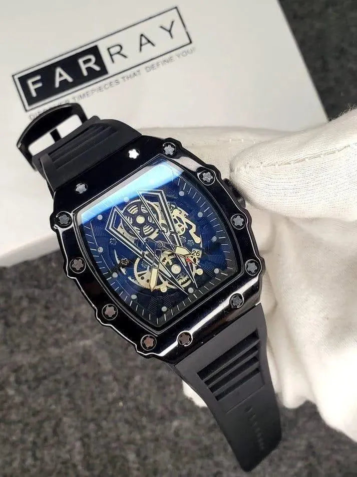 Men’s Black Chronograph Watch – Stylish & Modern Wristwatch